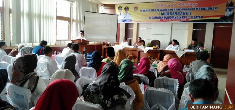 Musrenbang MKS Usulkan 34 Kegiatan