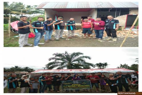 PLC Kota Biru Bersama Baharudin Salah Satu Korban Gempa di Malampah