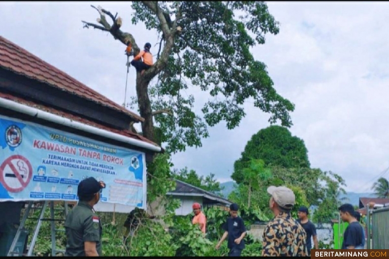  BPBD Lima Puluh Kota Lakukan Pengurangan Risiko Bencana di Puskesmas Taram
