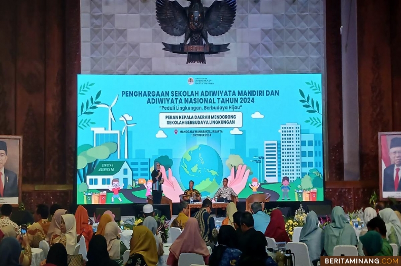 Sekdako Rida Ananda menjadi narasumber dalam talkshow bertema &quot;Peran Kepala Daerah dalam Mendukung Gerakan di Gedung Manggala Wanabakti, Kementerian Lingkungan Hidup dan Kehutanan (KLHK), Selasa (01/10/2024).