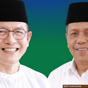 Pasangan calon Wali Kota dan Wakil Wali Kota Payakumbuh, Zulmaeta-Elzadaswarman. Foto: Dok.Ist