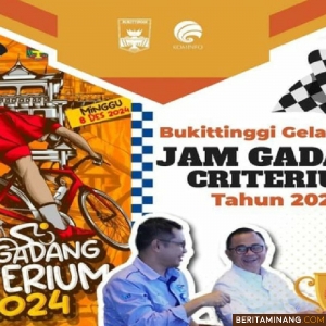  Pjs Wako Bukittinggi Dukung Event Jam Gadang Criterium Tahun 2024