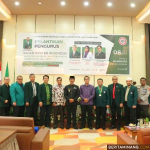  Kepengurusan Ikatan Dokter Indonesia Payakumbuh - Lima Pulu Kota 2024-2027 Resmi Dilantik