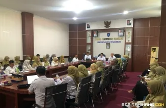Sosialisasi dan Koordinasi Persiapan PKG dalam rangka Hari Ulang Tahun Kota Payakumbuh tahun 2025,di Aula Pertemuan Randang, lantai II Kantor Wali Kota Payakumbuh, Rabu (12/2/2025),