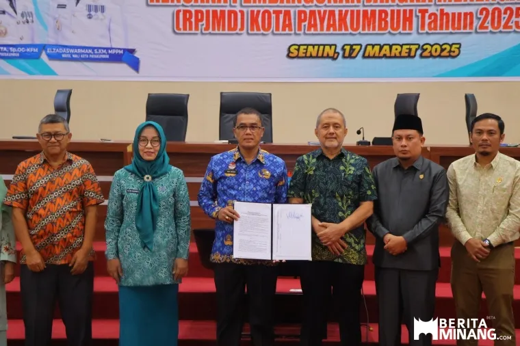 Ketua Komis A,B dan C DPRD Kota Payakumbuh hadiri FGD  di Aula Ngalau Balai Kota Payakumbuh, Senin (17/3/2025).