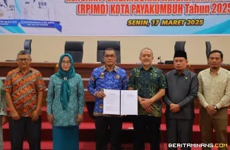 Ketua Komis A,B dan C DPRD Kota Payakumbuh hadiri FGD  di Aula Ngalau Balai Kota Payakumbuh, Senin (17/3/2025).
