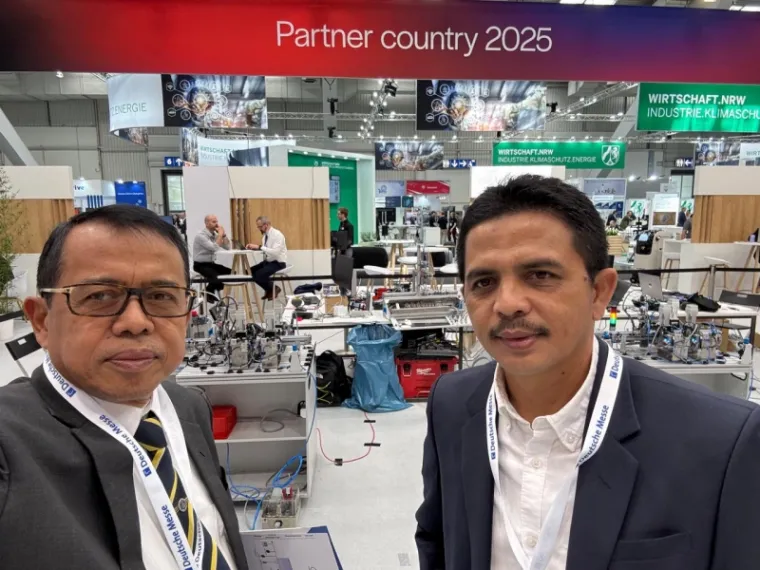Mitra DUDI UNP PT Vortex Mes Batam Tampil di Pameran Manufactur 2025 Terbesar Dunia di Jerman