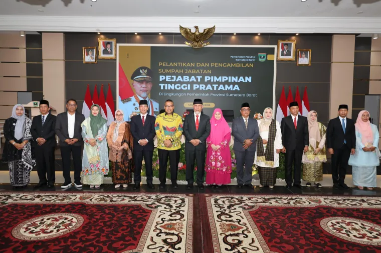 Ini 6 Pejabat Baru yang Dilantik Gubernur Sumbar Mahyeldi