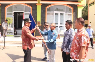 Acara pelepasan berlangsung di halaman Kantor Dinas Pariwisata, Pemuda, dan Olahraga (Disparpora) Kota Payakumbuh, Kamis (26/6/2025).