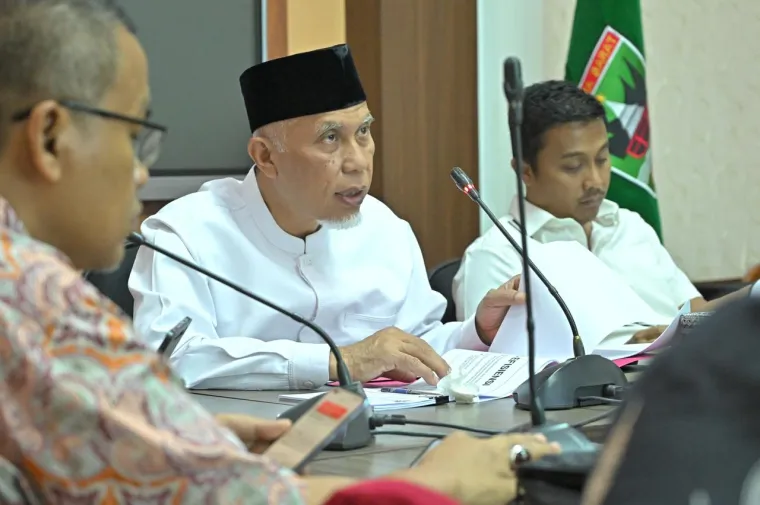 Gubernur Mahyeldi dalam sebuah kegiatan. Foto:Adpim Sumbar