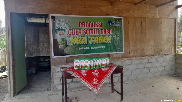 Kemasan gula semut salah satu produk andalan KBA Talang Babungo.