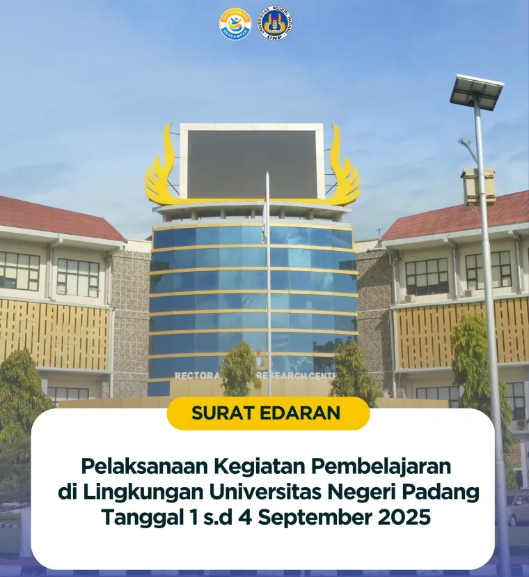 Ilustrasi SE Rektor UNP. (Humas UNP)