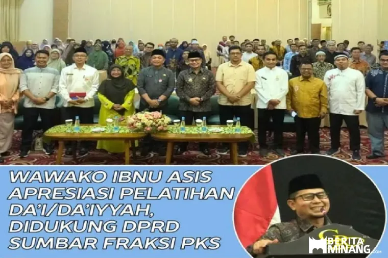 Wawako Ibnu Asis,Apresiasi Fraksi PKS DPRD Sumbar Yang Mendukung Pelatihan Da'i/Da'iyyah di Bukittin