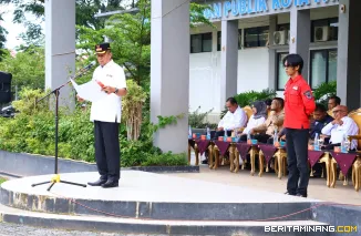 PMI Payakumbuh Peringati HUT ke-80 dengan Apel Akbar dan Aksi Donor Darah