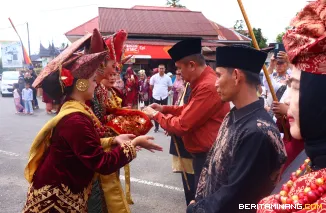 kegiatan Satu Nagari Satu Event di Nagari Aie Tabik, Kecamatan Payakumbuh Timur, Minggu (7/9/2025).