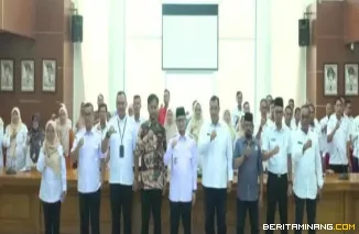 Wawako Bukittinggi buka Rakor TKPK di Aula Balaikota Rabu(24/09).