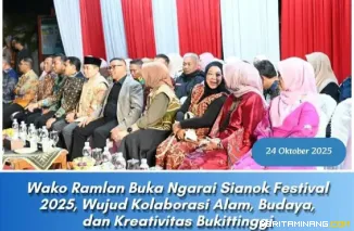 Menakjubkan,Perpaduan Alam, Budaya, dan Kreativitas warga,Wako Ramlan Buka Ngarai Sianok Festival 20