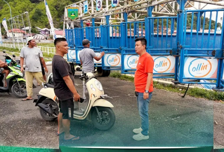 Lapangan Bancalaweh, Kota Padang Panjang bersiap menyambut perhelatan Gubernur Cup III Pacu Kuda Alek Nagari Pabasko Tahun 2025. Foto: Kominfo Padang Panjang