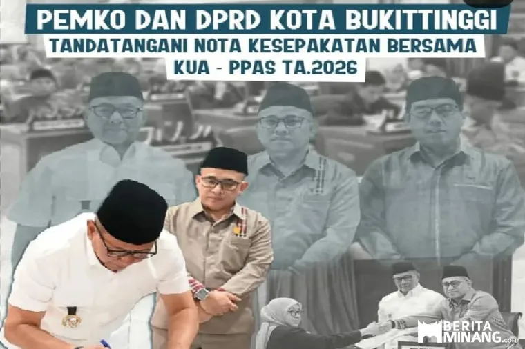 Pemko dan DPRD Bukittinggi Sepakati KUA PPAS APBD 2026