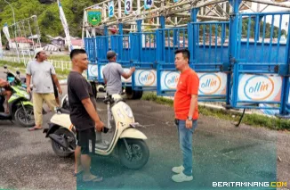 Lapangan Bancalaweh, Kota Padang Panjang bersiap menyambut perhelatan Gubernur Cup III Pacu Kuda Alek Nagari Pabasko Tahun 2025. Foto: Kominfo Padang Panjang