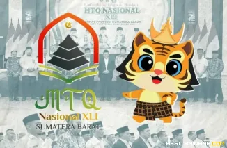 Logo dan maskot serta tema MTQ Nasional ke 41 tingkat Propinsi Sumbar di Bukittinggi, telah resmi di launching di pandopo rumah dinas Wako Bukittinggi, Senin, (10/11/2025).