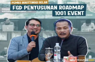 Pemko Bukittinggi gelar FGD penyusunan Roadmap 1001 event, di Aula Balaikota, Kamis, (27/11)