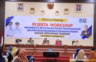 Wawako Elzadaswarman Buka Workshop implementasi Sistem Informasi  Pemerintah Daerah RI