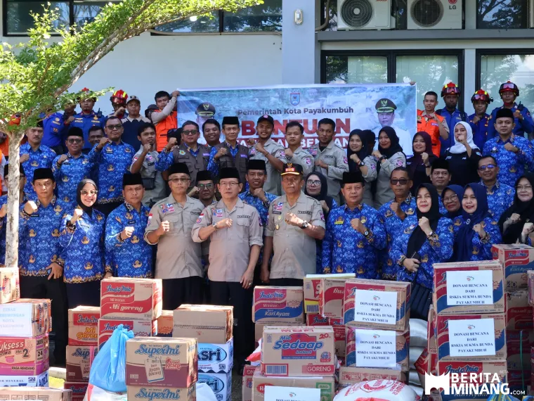 Pemko Payakumbuh Kirim Personel dan Bantuan Logistik Untuk Penanganan Bencana Di Sumbar