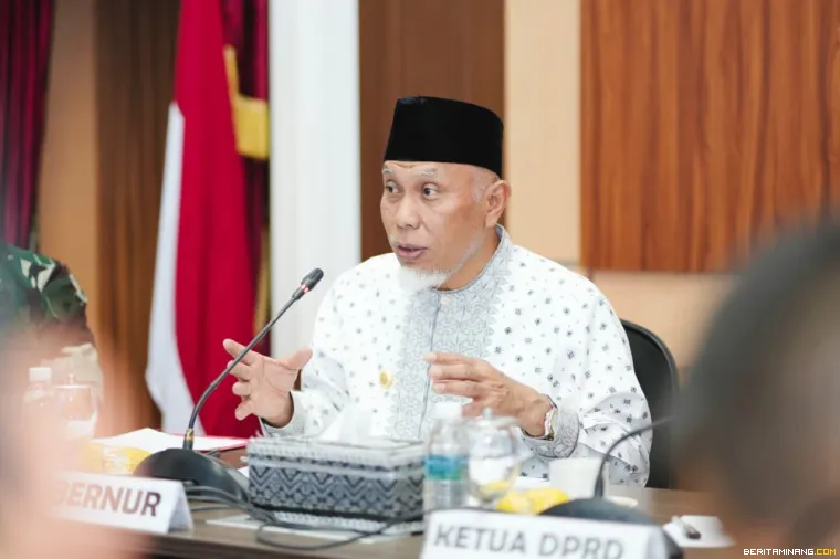 Gubernur Mahyeldi, ketika bicara soal pangan murah.