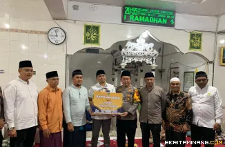 Kegiatan 20 Tim Safari Ramadan (TSR) secara serentak ke masjid dan musala di sejumlah kelurahan di Padang Panjang, Jumat (27/2/2026). Foto: Kominfo Padang Panjang