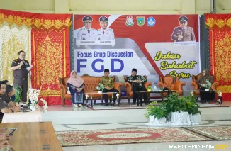 Pemerintah Kota bersama Kejaksaan Negeri (Kejari) Padang Panjang Lakukan FGD "Jaksa Sahabat Guru" yang digelar di Aula Dinas Pendidikan dan Kebudayaan, Kamis (26/2/2026). Foto: Kominfo Padang Panjang