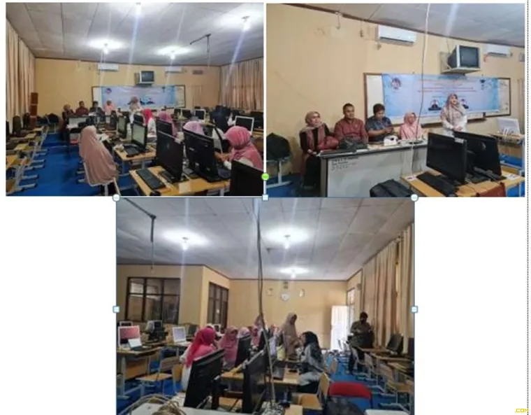 Suasana pelatihan.