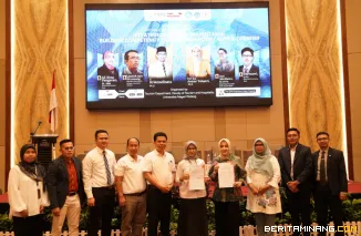 Departemen Pariwisata, Fakultas Pariwisata dan Perhotelan (FPP) UNP ketika menyelenggarakan Employer Meeting bertajuk "Strategic Industry Roundtable: Building Competency Pathways in Hospitality & Tourism" Selasa (13/1/2026). Foto: Humas UNP