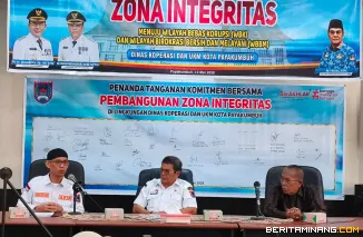 Dinas Koperasi dan UKM Payakumbuh Canangkan Zona Integritas Menuju WBK dan WBB