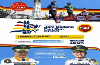 Lebih Dari 1000 Pelari Yang Mendaftar Ikut International Jam Gadang Fun Run 2026