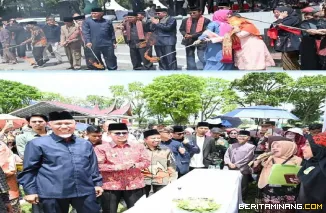 Pembukaan festival Alek anak Nagari Kota Bukittinggi ditandai dengan menyalakan bodie bodie ( Meriam Bambu yang terbuat dari pohon bambu) oleh Gubernur Sumbar bersama Wakil Walikota Bukittinggi, dan sejumlah elemen lainnya, di lapangan Kantin, Sabtu, (16/