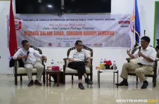 Suasana Focus Group Discussion (FGD) yang digelar Perkumpulan Jurnalis Keterbukaan Informasi Publik (PJKIP), Rabu (13/5/2026). Foto: Kominfo Padang Panjang