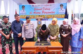 Wako Zulmaeta Resmikan Gedung Baru Puskesmas Padang Tinggi Piliang