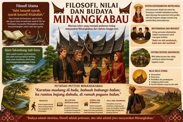 Ilustrasi Filosofi dan Nilai Budaya dalam Masyarakat Minangkabau