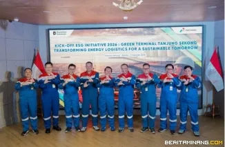 PT Elnusa Petrofin (EPN), anak usaha PT Elnusa Tbk (ELSA) yang tergabung dalam Subholding Upstream Pertamina, mendukung implementasi inisiatif Green Terminal di Terminal LPG Tanjung Sekong, Cilegon, Banten. Foto: Ist.