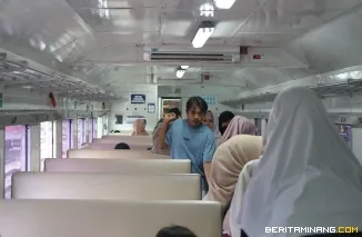 Okupansi KA Pariaman Ekspres Meningkat  138 Persen Saat Libur Tahun Baru Islam