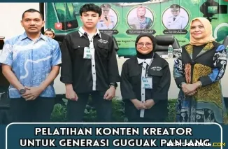 Pelatihan konten kreator oleh Pemko Bukittinggi melalui Diskominfo bagi generasi muda Guguak Panjang dengan dukungan dana Pokir anggota DPRD Bukittinggi Dewi Anggraini ( FPPP) di hotel Santika, Minggu (24-25/05)