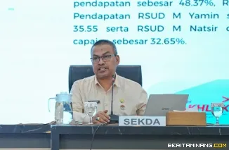 Sekretaris Daerah (Sekda) Provinsi Sumbar, Arry Yuswandi.