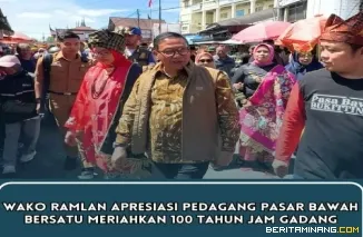 Pengurus Pedagang Pasar Bawah Bersatu Adakan Pertemuan Silaturahmi Dengan Walikota Bukittinggi
