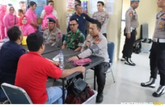 Polres Pasaman Barat Gelar Bakti Kesehatan Sambut Hari Bhayangkara ke-80