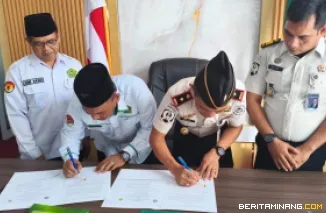 Rutan Padang Panjang dan Kemenag Padang Panjang Jalin Kerja Sama Optimalisasi Pembinaan Narapidana B