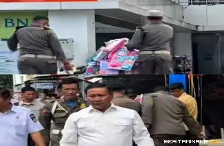 Seluruh pedagang kaki lima di kawasan jam Gadang di relokasi Pemkot. Bukittinggi ke dalam pasa ateh secara bertahap,mulai Kamis (21/05)