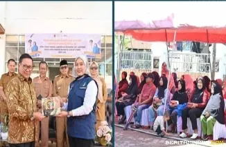 Wako Ramlan Nurmatias,Serahkan Bantuan Kementrian Sosial Melalui STPL Bekasi Kepada 82 PPKS