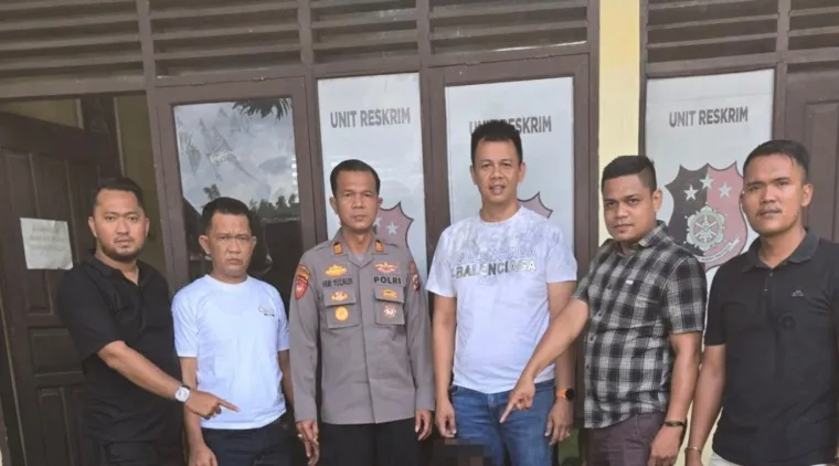 Tim Opsnal Unit Reskrim Polsek Kinali berhasil menangkap BA alias Buyung Puleh (31), warga Sungai Paku, Nagari IV Koto, Kecamatan Kinali. Foto : h