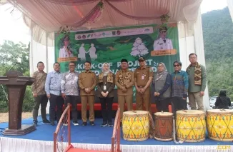 Suasana peluncuran Program Blended Finance Model (BFM) di Kabupaten Lima Puluh Kota, Sumatera Barat Selasa (7/7/2026). Foto: Humas Panpel